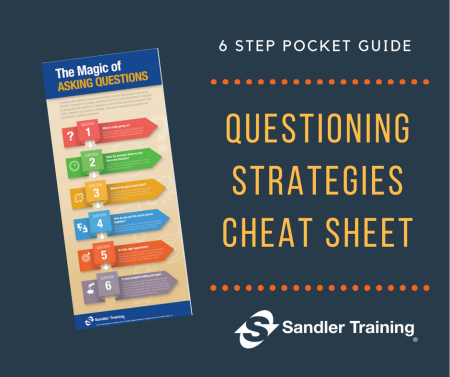 Questioning Strategies Cheat Sheet CTA
Sandler Training Cincinnati
Lynn McInturf Associates